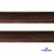 Кант атласный 074, шир. 12 мм (в упак. 65,8 м), цвет коричневый - купить в Калуге. Цена: 237.16 руб.