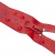 Молния водонепроницаемая PVC Т-7, 20 см, неразъемная, цвет (820)-красный - купить в Калуге. Цена: 21.56 руб.