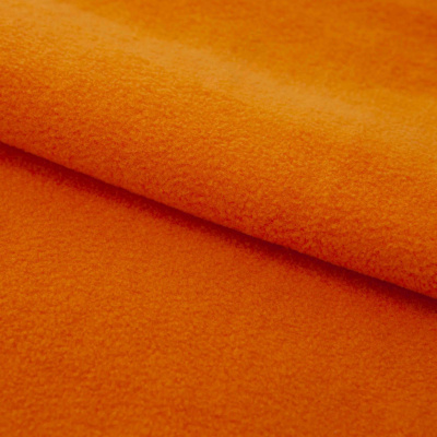 Флис DTY 16-1358, 250 г/м2, шир. 150 см, цвет оранжевый - купить в Калуге. Цена 640.46 руб.