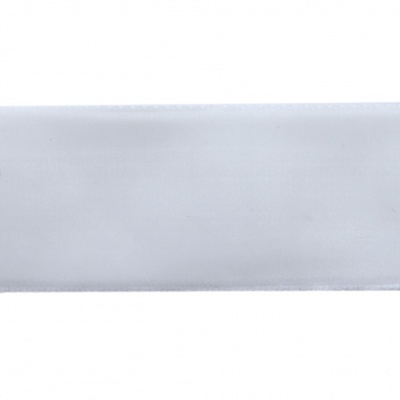Лента бархатная нейлон, шир.25 мм, (упак. 45,7м), цв.01-белый - купить в Калуге. Цена: 981.09 руб.