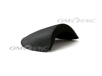 Плечевые накладки OВТ-10, обшитые, цвет чёрный - купить в Калуге. Цена: 17.64 руб.