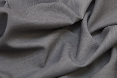 Костюмная ткань с вискозой "Флоренция", 195 гр/м2, шир.150см, цвет св.серый - купить в Калуге. Цена 491.97 руб.