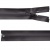 Молния водонепроницаемая PVC Т-7, 60 см, разъемная, цвет (301) т.серый - купить в Калуге. Цена: 49.39 руб.