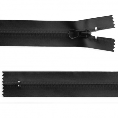 Молния водонепроницаемая PVC Т-7, 18 см, неразъемная, цвет чёрный - купить в Калуге. Цена: 21.20 руб.
