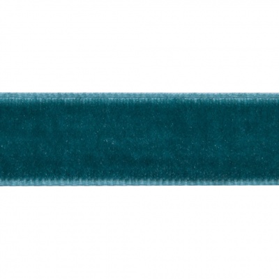 Лента бархатная нейлон, шир.12 мм, (упак. 45,7м), цв.65-изумруд - купить в Калуге. Цена: 392 руб.