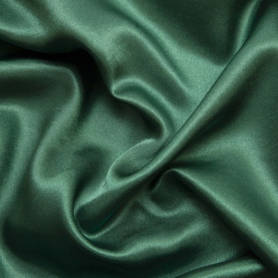 Поли креп-сатин 19-5420, 125 (+/-5) гр/м2, шир.150см, цвет зелёный - купить в Калуге. Цена 155.57 руб.