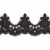 Сутажное кружево «Алансон»  на сетке (бисер) XDH3235, шир.60 мм, (уп. 9,14 м ), цв.-черный - купить в Калуге. Цена: 2 156.52 руб.