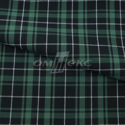 Ткань костюмная Клетка 25577, т.зеленый/зеленый./ч/бел, 230 г/м2, шир.150 см - купить в Калуге. Цена 539.74 руб.