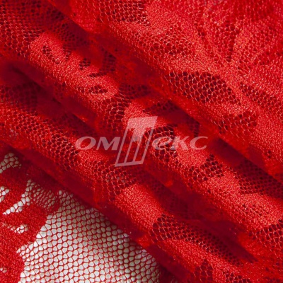 Кружевное полотно стрейч 15A29/RED, 105 гр/м2, шир.155см - купить в Калуге. Цена 2 101.46 руб.