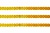 Пайетки "ОмТекс" на нитях, CREAM, 6 мм С / упак.73+/-1м, цв. 92 - золото - купить в Калуге. Цена: 484.77 руб.