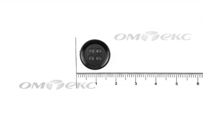 51400/15 мм (4 пр) черные пуговицы - купить в Калуге. Цена: 0.67 руб.