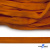 Шнур плетеный (плоский) d-12 мм, (уп.90+/-1м), 100% полиэстер, цв.267 - оранжевый - купить в Калуге. Цена: 8.62 руб.