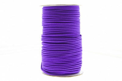 0370-1301-Шнур эластичный 3 мм, (уп.100+/-1м), цв.175- фиолет - купить в Калуге. Цена: 459.62 руб.