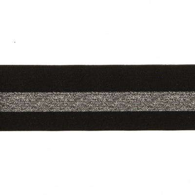 #2/6-Лента эластичная вязаная с рисунком шир.52 мм (45,7+/-0,5 м/бобина) - купить в Калуге. Цена: 69.33 руб.