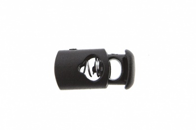 8021 Фиксатор пластиковый "Цилиндр", 20х10 мм, цвет чёрный - купить в Калуге. Цена: 1.31 руб.