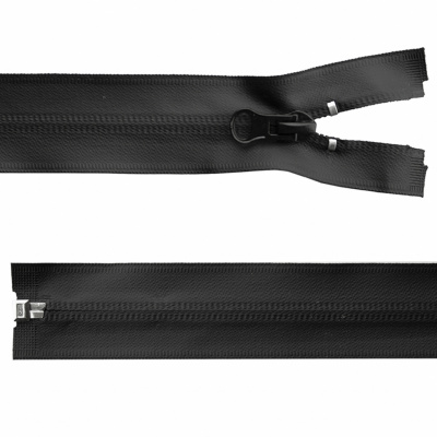 Молния водонепроницаемая PVC Т-7, 100 см, разъемная, цвет чёрный - купить в Калуге. Цена: 61.89 руб.