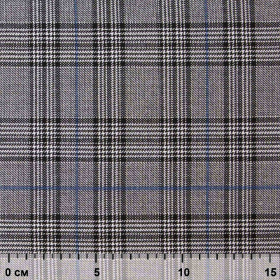 Ткань костюмная "Клер" 80% P, 16% R, 4% S, 200 г/м2, шир.150 см,#3 цв-серый/синий - купить в Калуге. Цена 412.02 руб.
