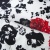 Плательная ткань "Фламенко" 22.1, 80 гр/м2, шир.150 см, принт растительный - купить в Калуге. Цена 239.03 руб.