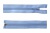 Спиральная молния Т5 351, 75 см, автомат, цвет св.голубой - купить в Калуге. Цена: 16.28 руб.
