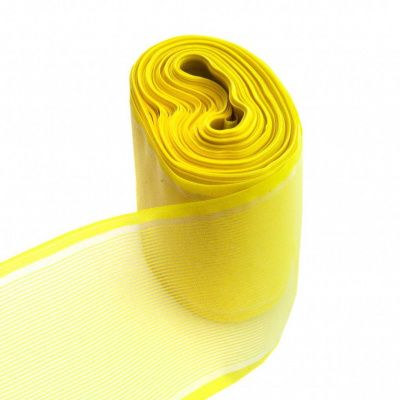 Лента капроновая, шир. 80 мм/уп. 25 м, цвет жёлтый - купить в Калуге. Цена: 19.77 руб.