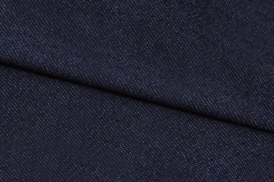 Ткань джинсовая №96, 160 гр/м2, шир.148см, цвет т.синий - купить в Калуге. Цена 350.42 руб.