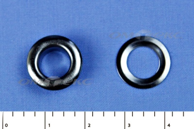 Люверсы металлические, блочка/кольцо, №5 (8 мм) упак.1000 шт- цв.никель - купить в Калуге. Цена: 392 руб.