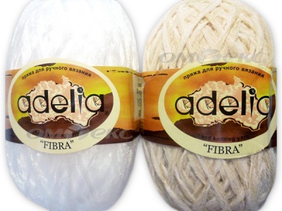 Пряжа Adelia "Fibra", полиэстер 100%, 50 гр/200 м - купить в Калуге. Цена: 34.67 руб.