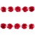 Тесьма плетеная "Рюш", упак. 9,14 м, цвет красный - купить в Калуге. Цена: 46.82 руб.