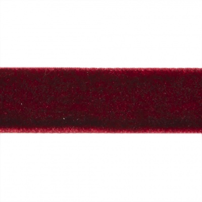 Лента бархатная нейлон, шир.12 мм, (упак. 45,7м), цв.240-бордо - купить в Калуге. Цена: 396 руб.