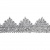 Тесьма металлизированная 0384-0240, шир. 40 мм/уп. 25+/-1 м, цвет серебро - купить в Калуге. Цена: 490.74 руб.
