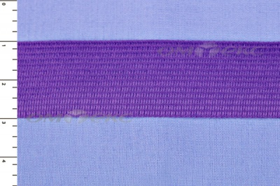 Окантовочная тесьма №0225, шир. 22 мм (в упак. 100 м), цвет фиолет - купить в Калуге. Цена: 271.60 руб.