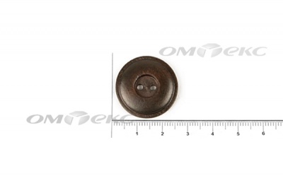 Пуговица деревянная круглая №54 (25мм) - купить в Калуге. Цена: 4.12 руб.