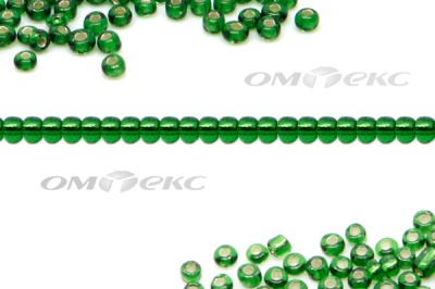 Бисер (SL) 11/0 ( упак.100 гр) цв.27В - зелёный - купить в Калуге. Цена: 53.34 руб.