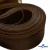 Регилиновая лента, шир.65мм, (уп.25 ярд), цв.- коричневый - купить в Калуге. Цена: 499.43 руб.