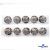 119-02 Кнопки пришивные декоративные металл 25 мм, цв.-никель - купить в Калуге. Цена: 30.23 руб.