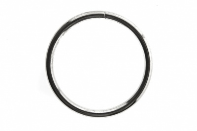 Кольцо металлическое №40 мм, цв.-никель - купить в Калуге. Цена: 4.45 руб.