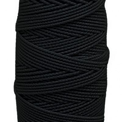 Нитка - резинка Спандекс 25 м (уп-10шт)-чёрные - купить в Калуге. Цена: 36.02 руб.