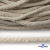 Шнур плетеный d-6 мм круглый, 70% хлопок 30% полиэстер, уп.90+/-1 м, цв.1077-лён - купить в Калуге. Цена: 588 руб.