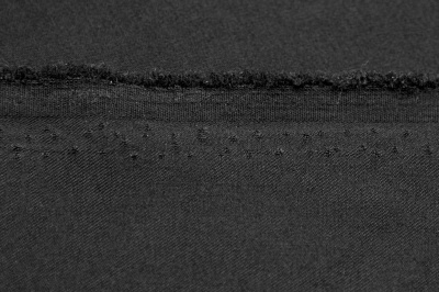 Костюмная ткань с вискозой "Флоренция", 195 гр/м2, шир.150см, цвет чёрный - купить в Калуге. Цена 502.24 руб.