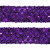 Тесьма с пайетками 12, шир. 35 мм/уп. 25+/-1 м, цвет фиолет - купить в Калуге. Цена: 1 308.30 руб.