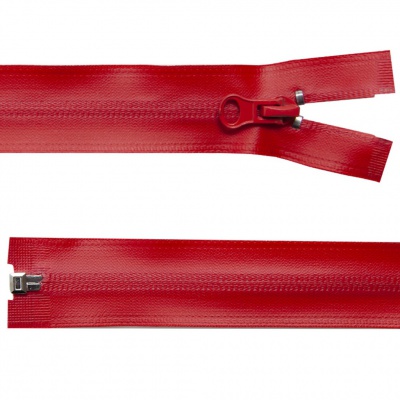 Молния водонепроницаемая PVC Т-7, 90 см, разъемная, цвет (820) красный - купить в Калуге. Цена: 61.18 руб.