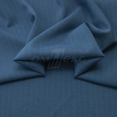 Костюмная ткань "Жаклин", 188 гр/м2, шир. 150 см, цвет серо-голубой - купить в Калуге. Цена 430.84 руб.