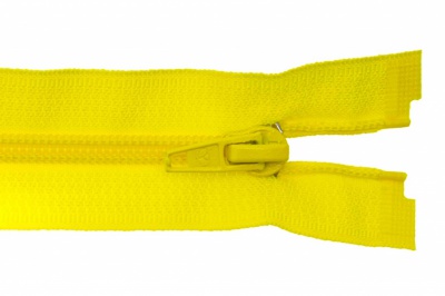 Спиральная молния Т5 131, 90 см, автомат, цвет жёлтый - купить в Калуге. Цена: 14.20 руб.