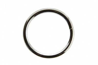 Кольцо металлическое d-32 мм, цв.-никель - купить в Калуге. Цена: 3.54 руб.