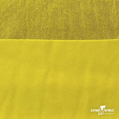 Трикотажное полотно голограмма, шир.140 см, #602 -жёлтый/жёлтый - купить в Калуге. Цена 385.88 руб.