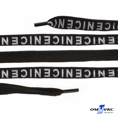 Шнурки #107-06, плоские 130 см, "СENICE" , цв.чёрный - купить в Калуге. Цена: 23.03 руб.
