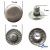 Кнопка металлическая "Альфа" с пружиной, 15 мм (уп. 720+/-20 шт), цвет никель - купить в Калуге. Цена: 1 466.73 руб.