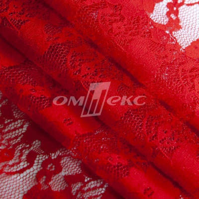 Кружевное полотно стрейч 15A61/RED, 100 гр/м2, шир.150см - купить в Калуге. Цена 1 580.95 руб.