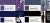 Костюмная ткань "Элис" 18-3921, 200 гр/м2, шир.150см, цвет голубика - купить в Калуге. Цена 303.10 руб.