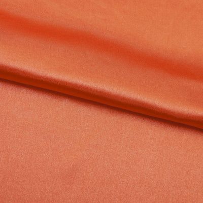 Поли креп-сатин 18-1445, 120 гр/м2, шир.150см, цвет оранжевый - купить в Калуге. Цена 155.57 руб.